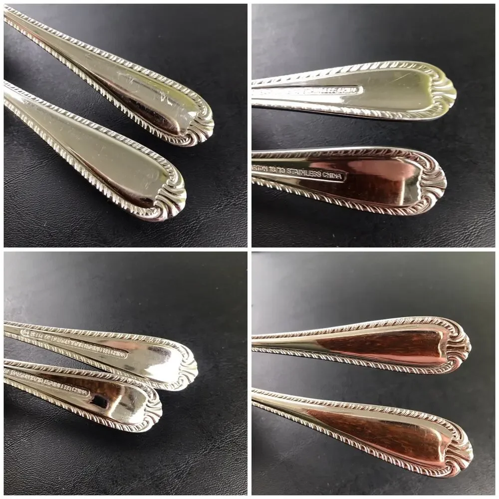 Reed & Barton Domain Teaspoon Lot of 4 Stainless Steel 18/10 Flatware China C